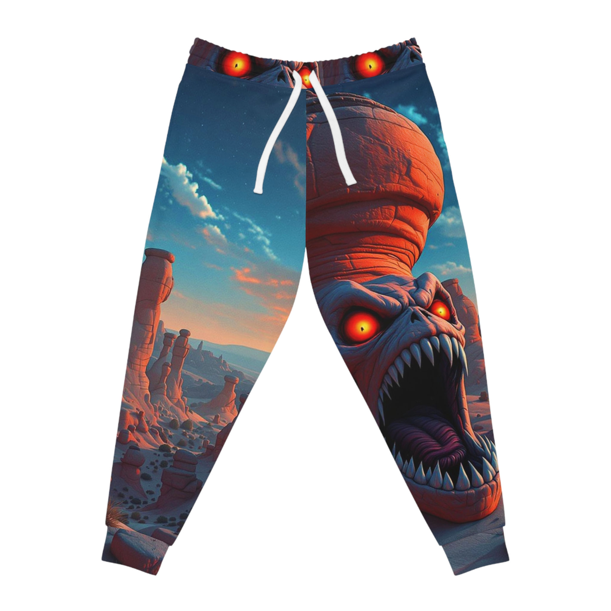 Beetle-Go Haunted Spaces Goblin Valley State Park UT Unisex Athletic Joggers 