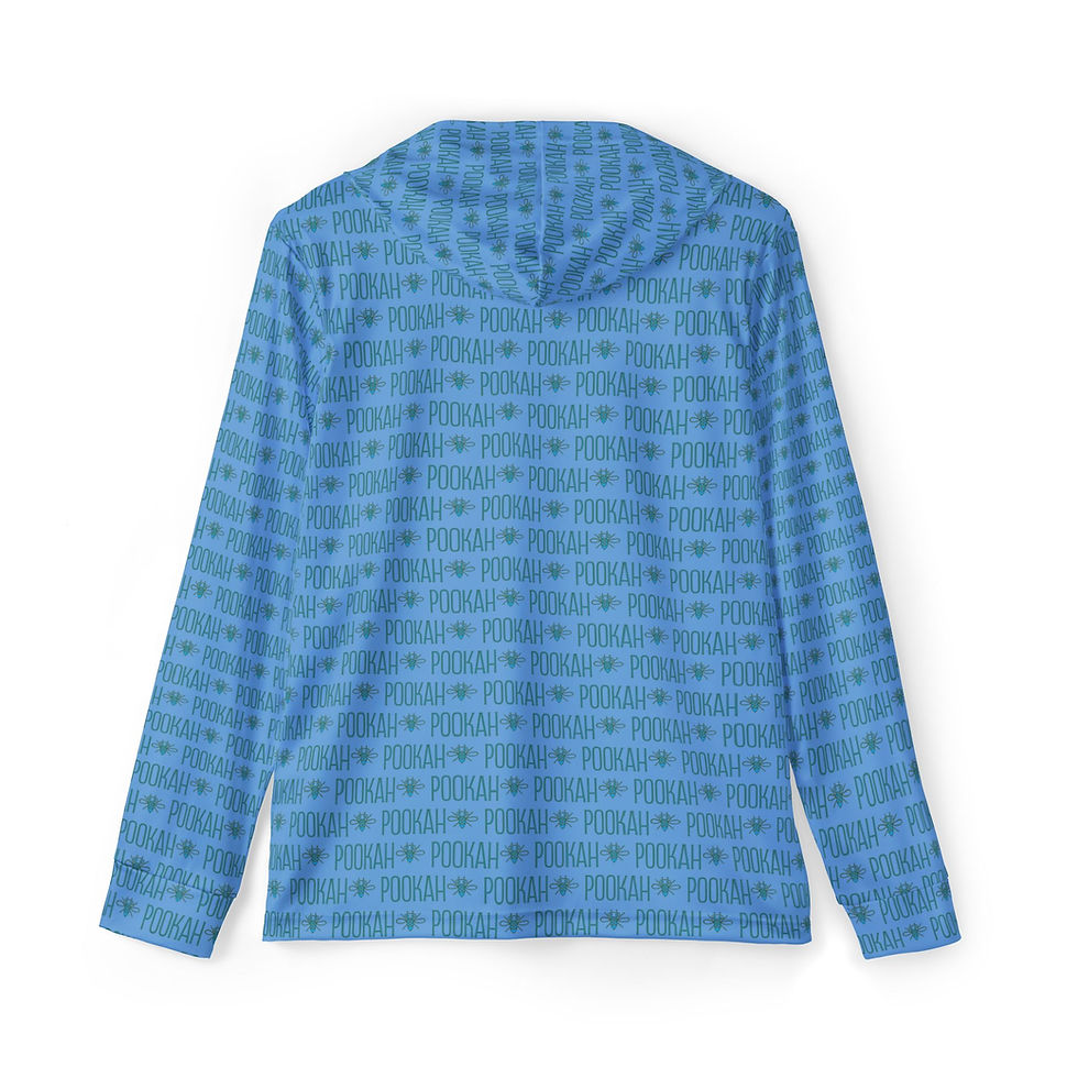 Thumbnail: Pookah Buhg Men's Sports Warmup Hoodie - Light Blue