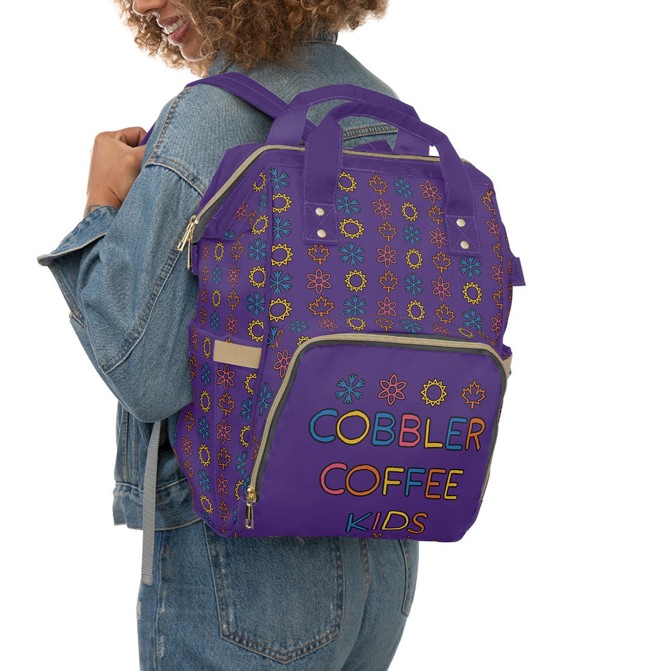 Thumbnail: Cobbler Coffee Kids Multifunctional Bag - Purple