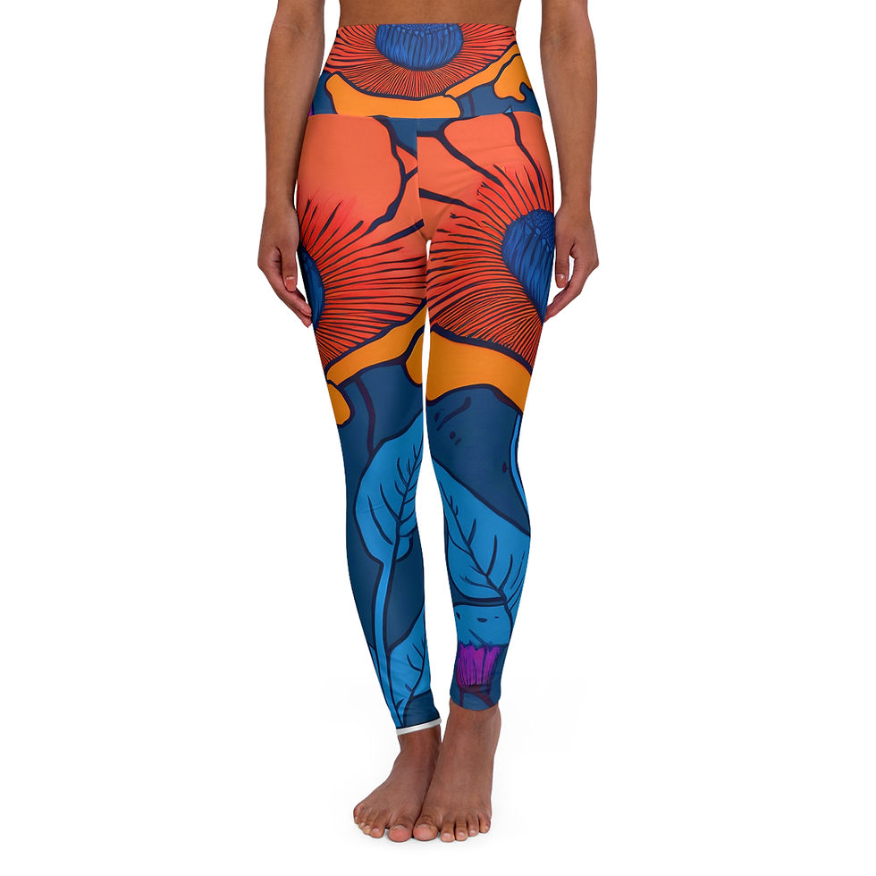Annie Pookah High Waisted Yoga Leggings 