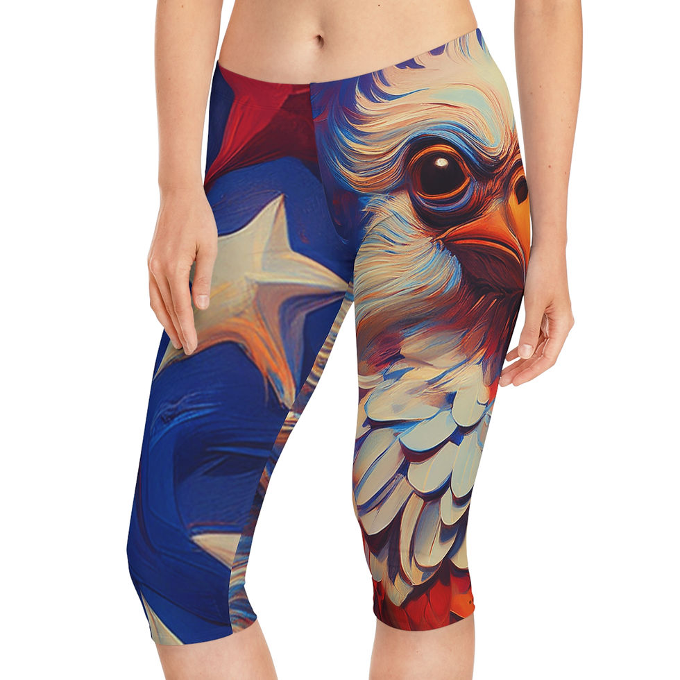 Thumbnail: Beetle-Go America's 250th Celebration Women's Capri Leggings