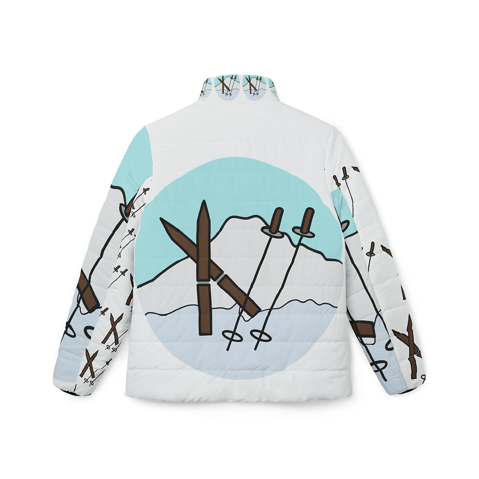 Thumbnail: Beetle-Go Skiing Women’s Puffer Jacket - White
