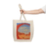 Thumbnail: Beetle-Go National Spaces by Donald A Gaillard Desert Canvas Grocery Bag