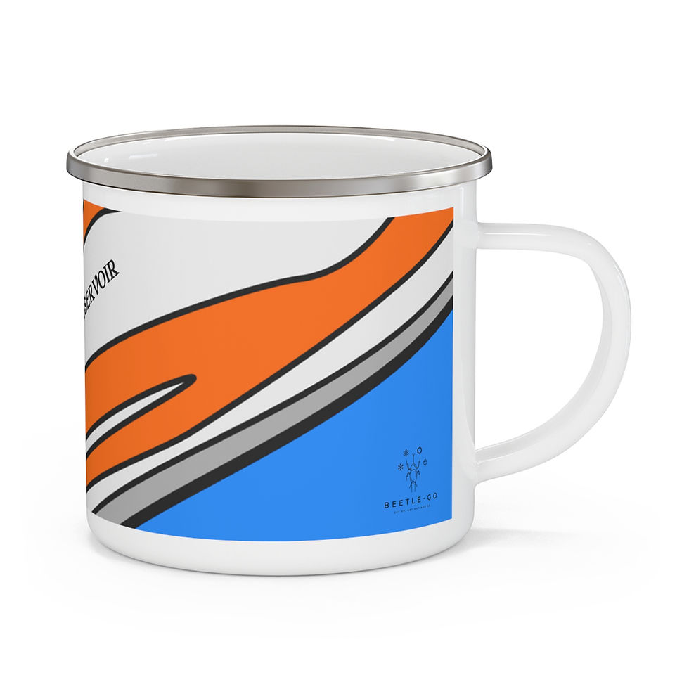 Thumbnail: Beetle-Go Starvation Reservoir State Park Enamel Camping Mug
