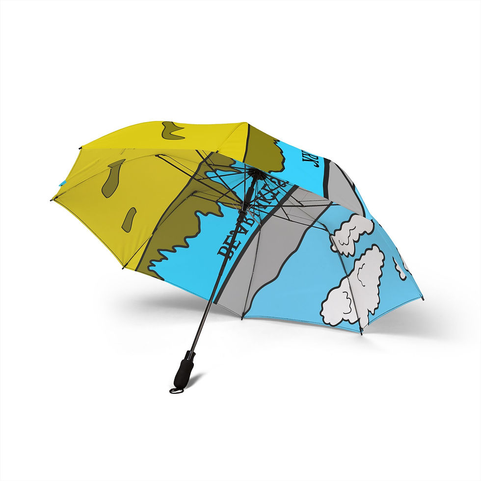 Thumbnail: Beetle-Go Bear Lake State Park Semi-Automatic Foldable Umbrella