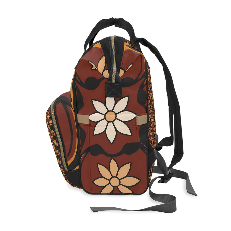 Thumbnail: Annie Pookah Vibrant Floral Multifunctional Backpack 