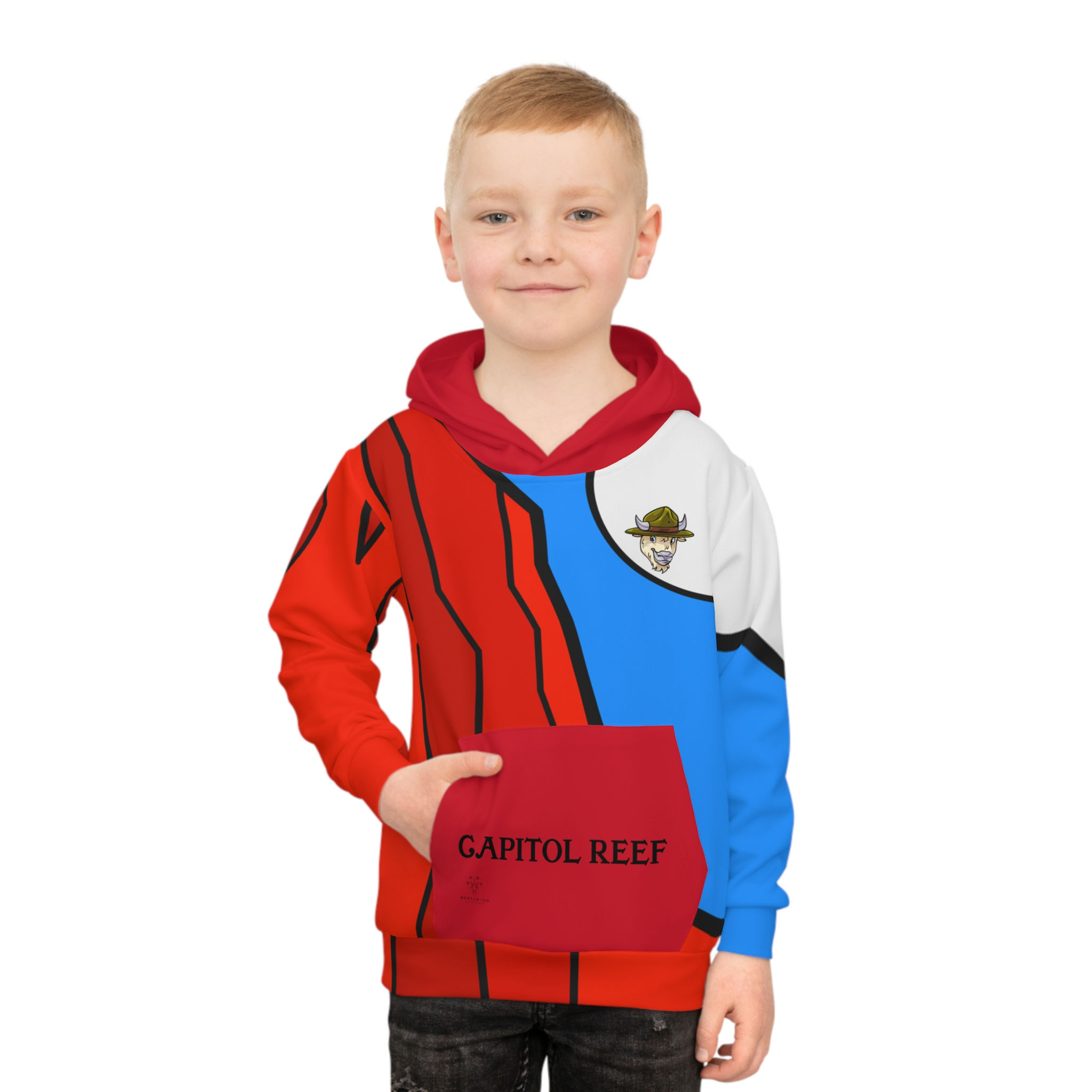 Beetle-Go Capitol Reef National Park Cozy Kids Sweatshirt