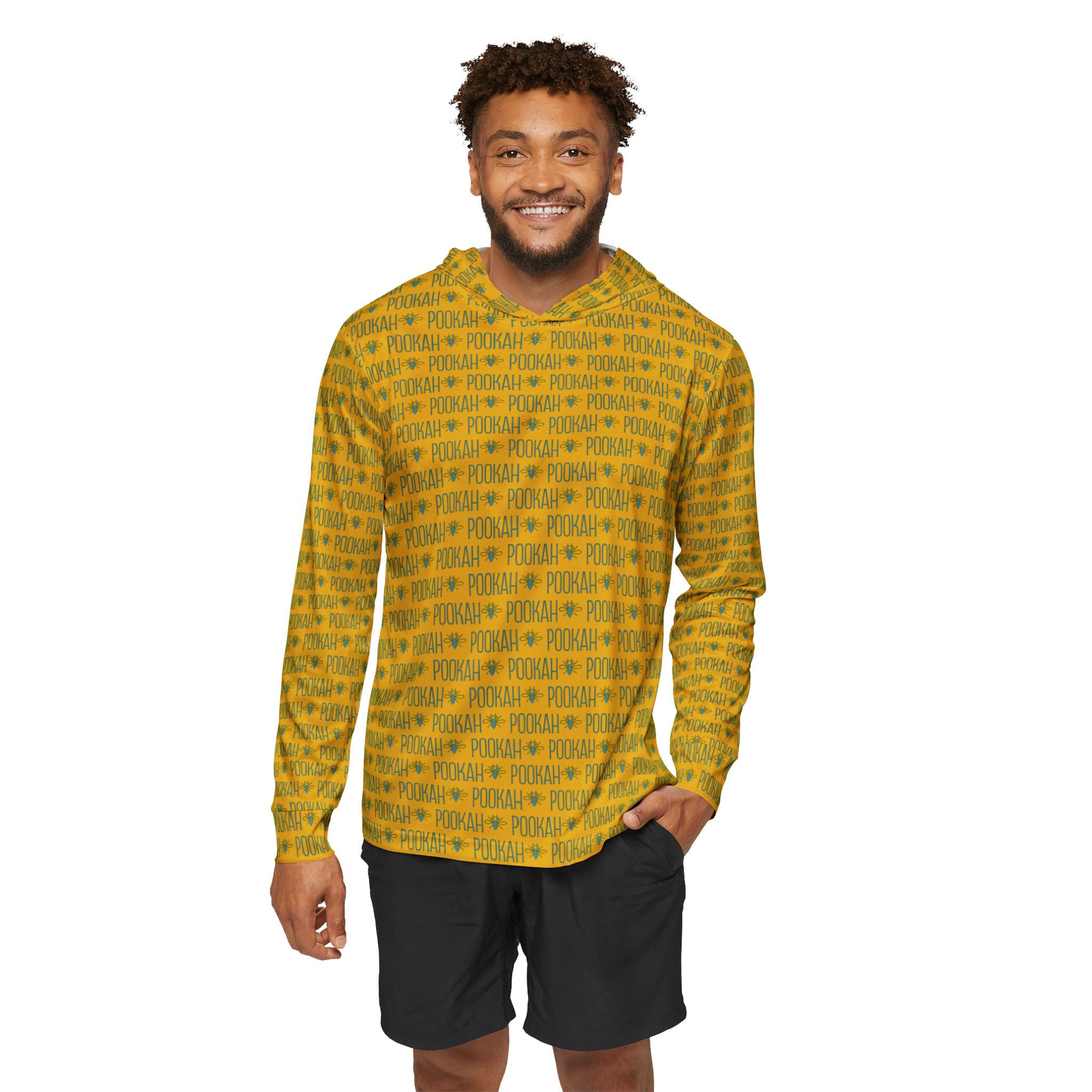 Pookah Buhg Men's Sports Warmup Hoodie - Yellow