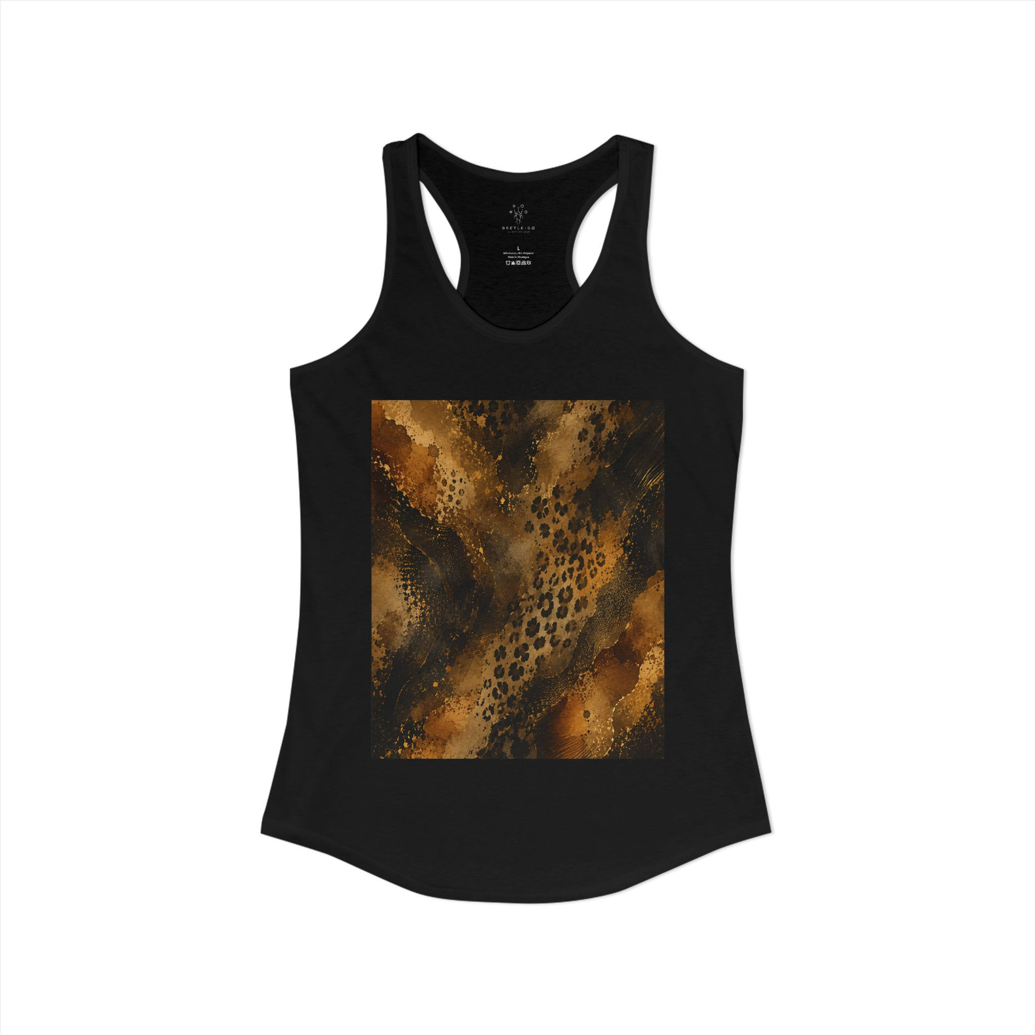 Leopard Color Print Racerback Tank