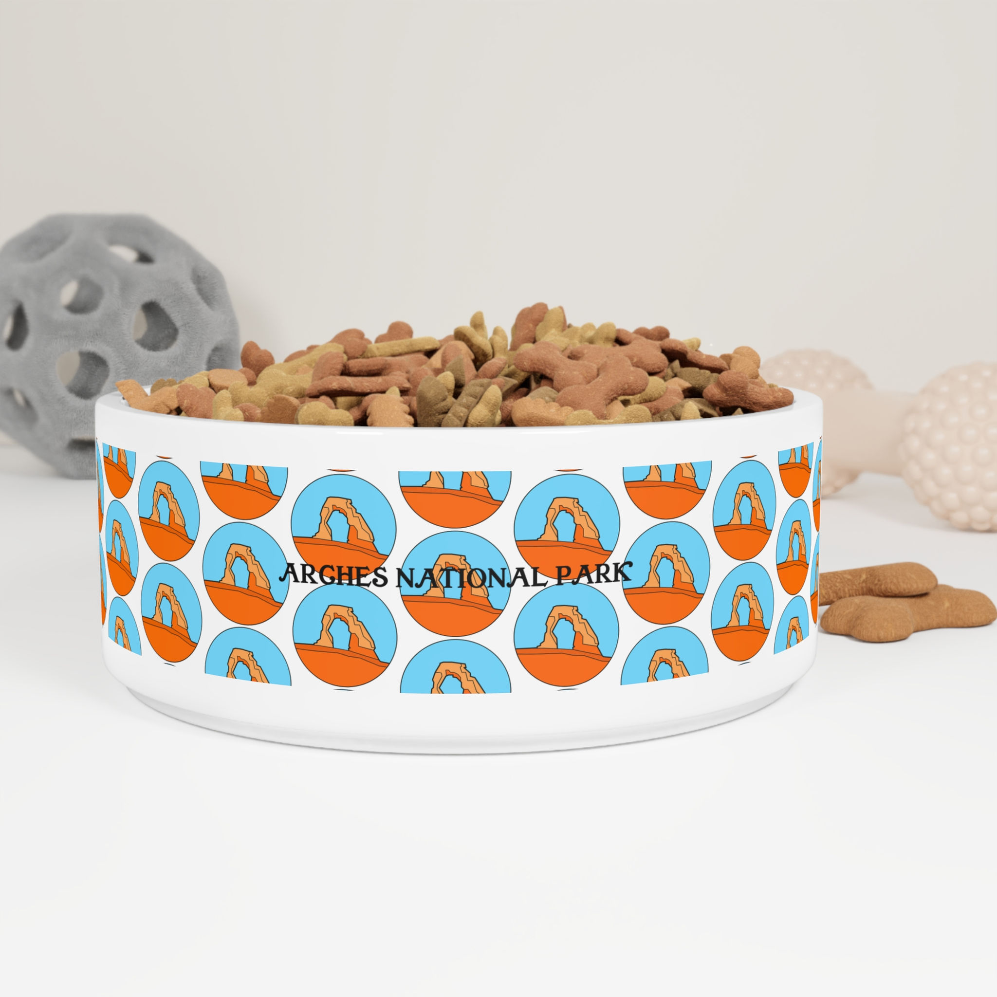 Beetle-Go Arches National Park Pet Bowl 