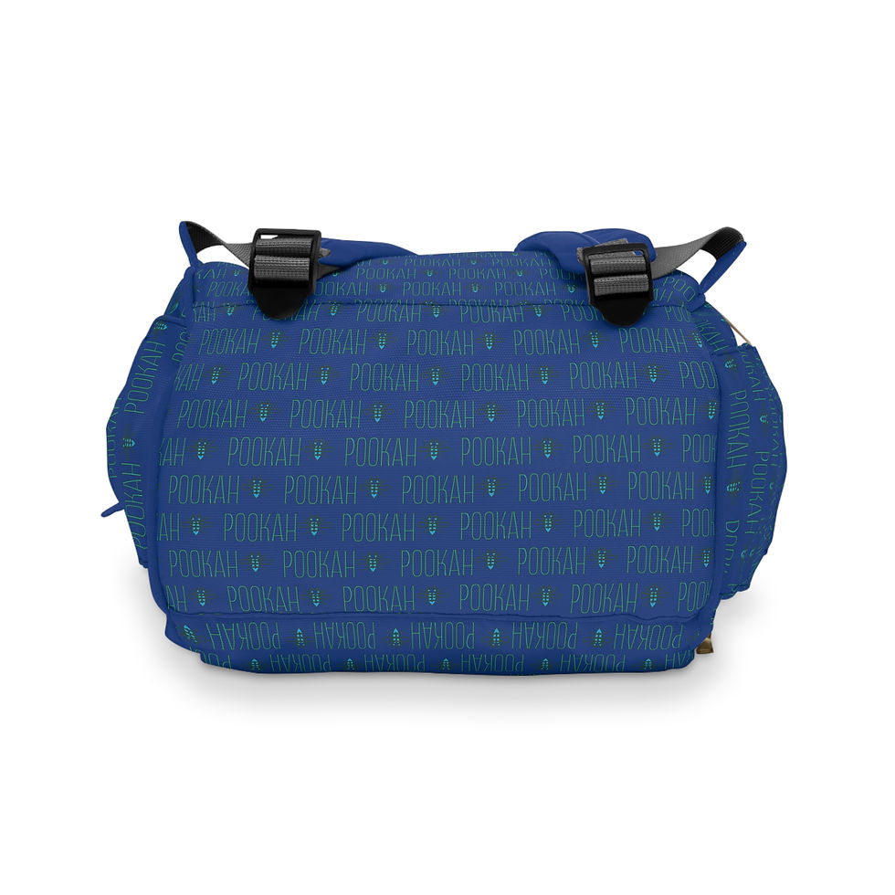 Thumbnail: Pookah Buhg Multi-functional Diaper Bag Backpack - Dark Blue