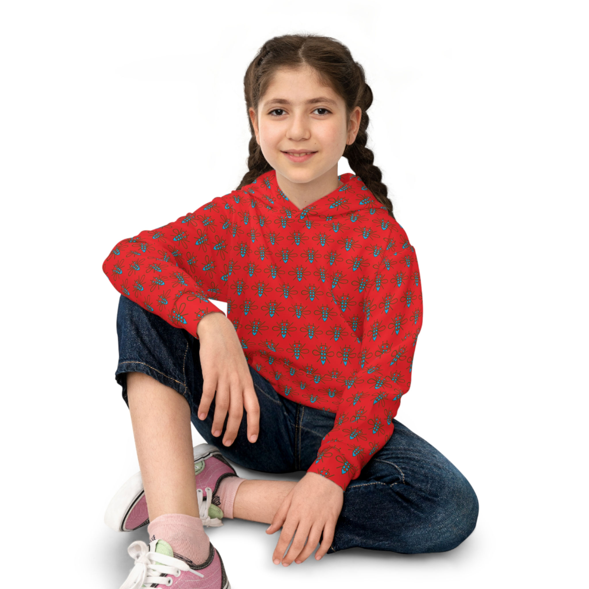Pookah Buhg Cozy Kids Sweatshirt - Red