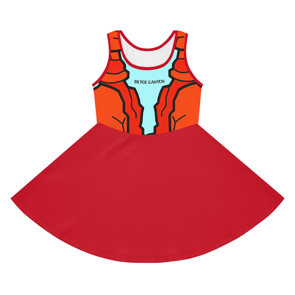 Beetle-Go Bryce Canyon National Park Girls' Sleeveless Sundress