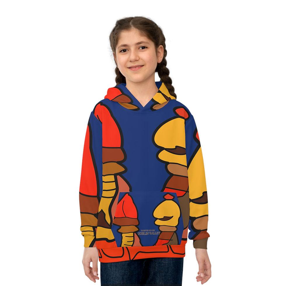 Thumbnail: Beetle-Go Haunted Spaces Goblin Valley State Park, UT Cozy Kids Sweatshirt