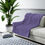 Thumbnail: Pookah Buhg Cozy Sherpa Fleece Blanket - Light Purple