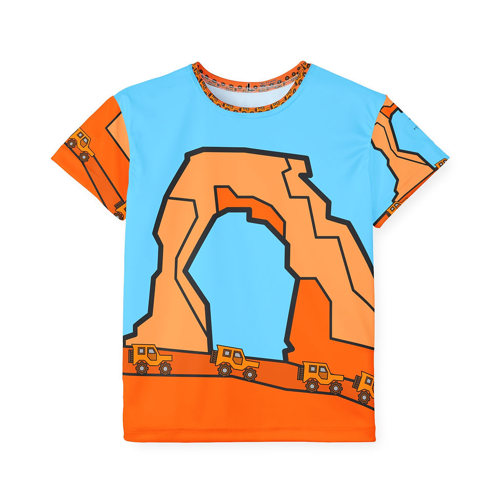 Thumbnail: Beetle-Go Arches National Park Kids Lounge Shirt