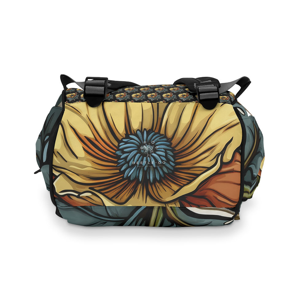 Thumbnail: Annie Pookah Vibrant Floral Multifunctional Backpack 