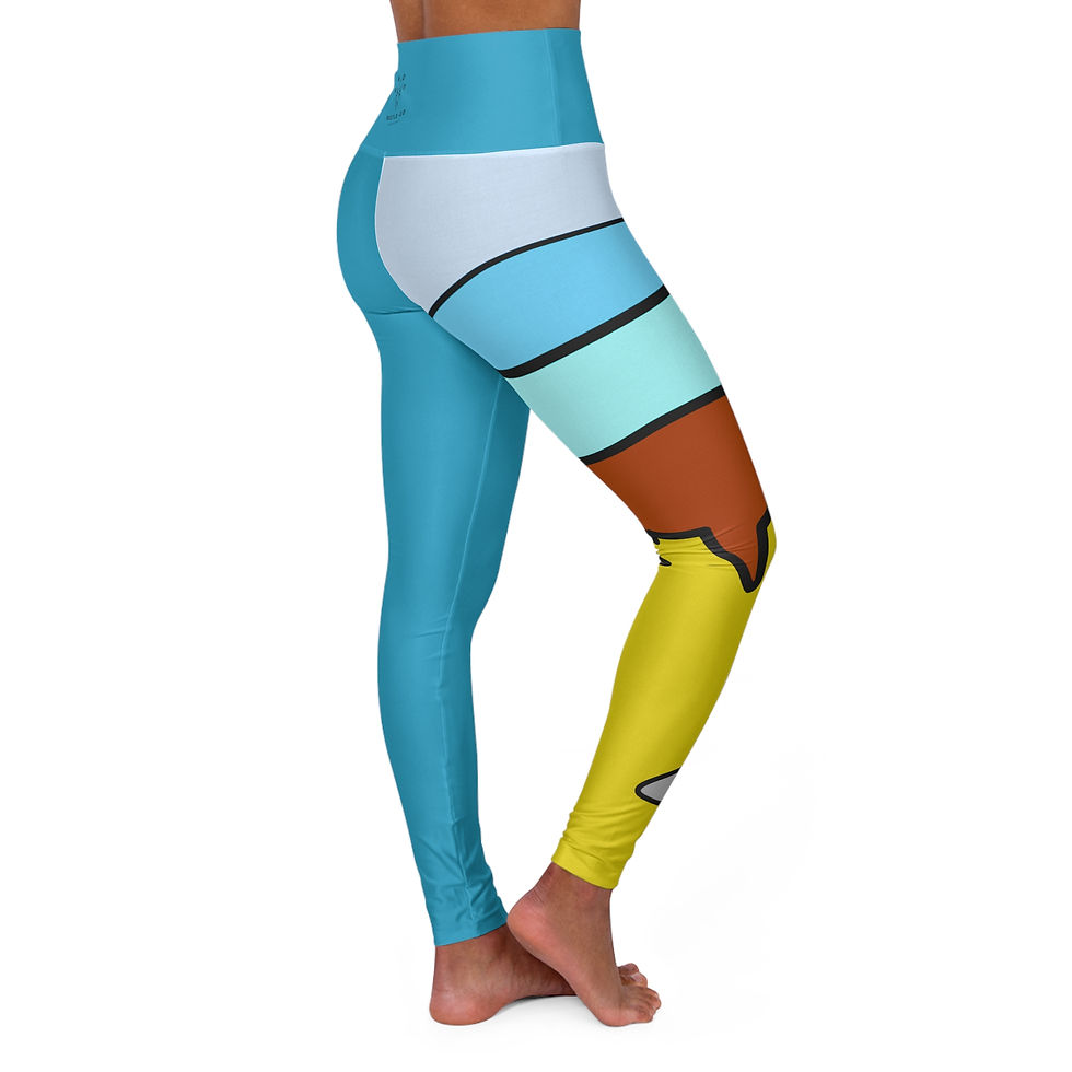 Thumbnail: Beetle-Go Antelope Island High Waisted Yoga Leggings 