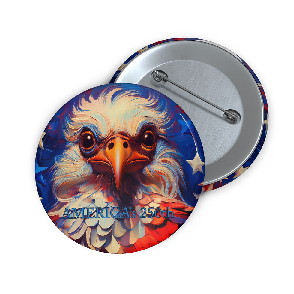 Thumbnail: Beetle-Go America's 250th Celebration Pin Buttons