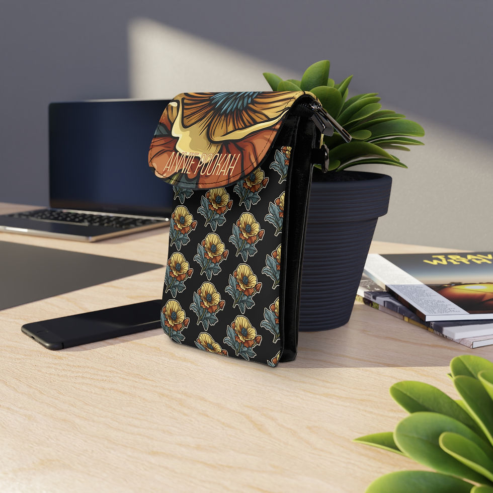 Thumbnail: Annie Pookah Floral Cell Phone Wallet
