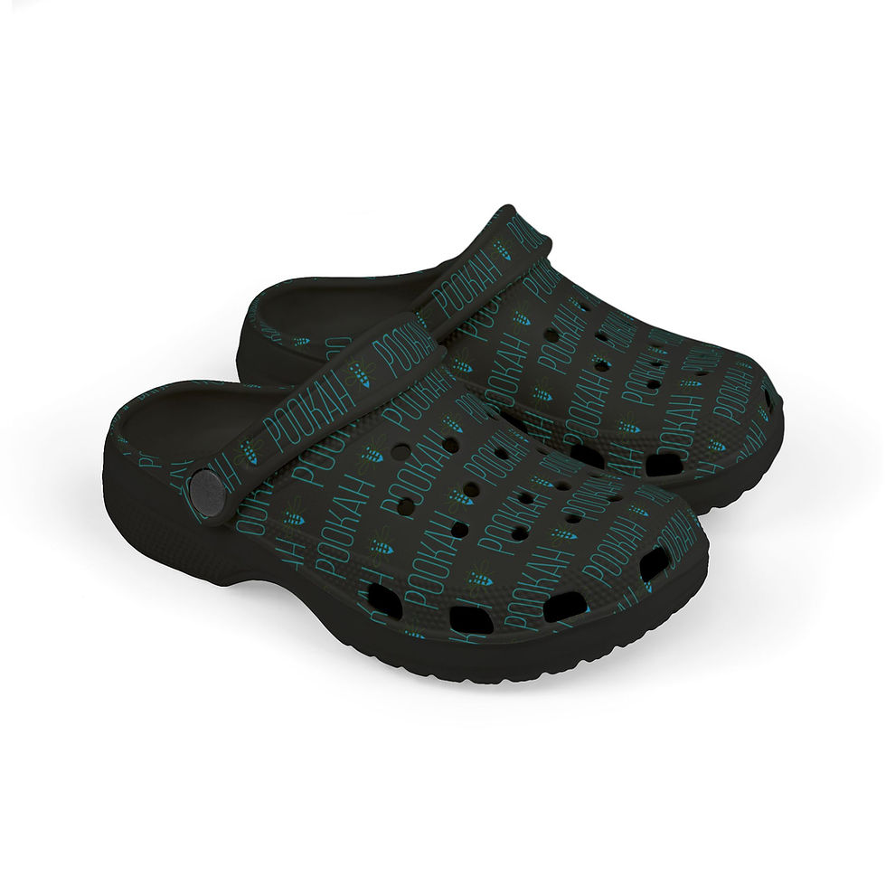 Thumbnail: Pookah Buhg Kids' Playful Clogs - Black - Boys and Girls