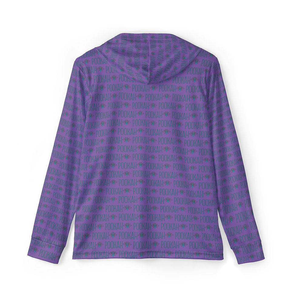 Thumbnail: Pookah Buhg Men's Sports Warmup Hoodie - Light Purple