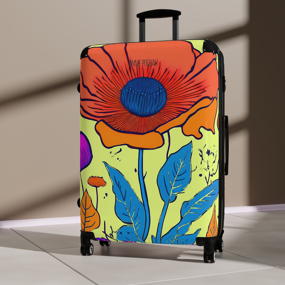 Thumbnail: Annie Pookah Vibrant Floral Luggage