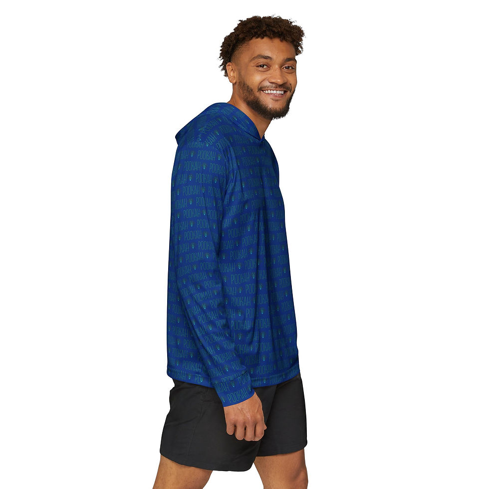 Thumbnail: Pookah Buhg Men's Sports Warmup Hoodie - Dark Blue
