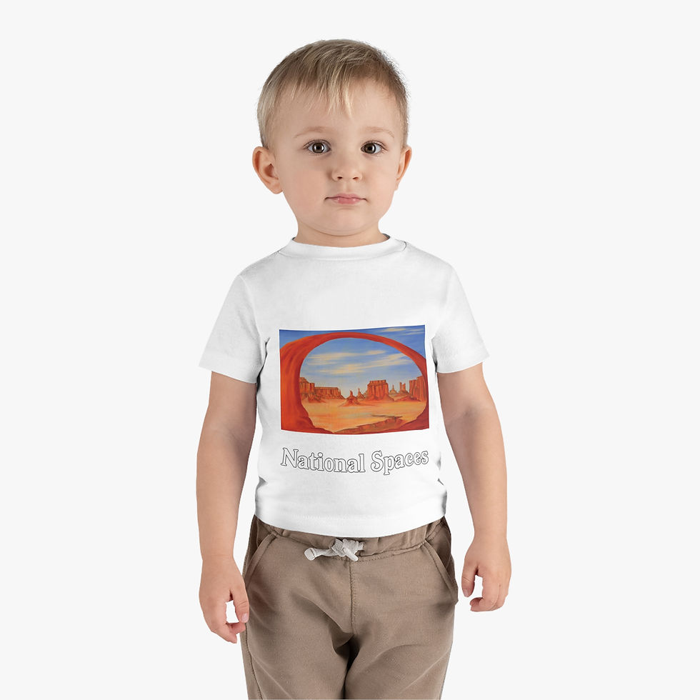 Thumbnail: Beetle-Go National Spaces by Donald A Gaillard Infant Cotton Jersey Tee