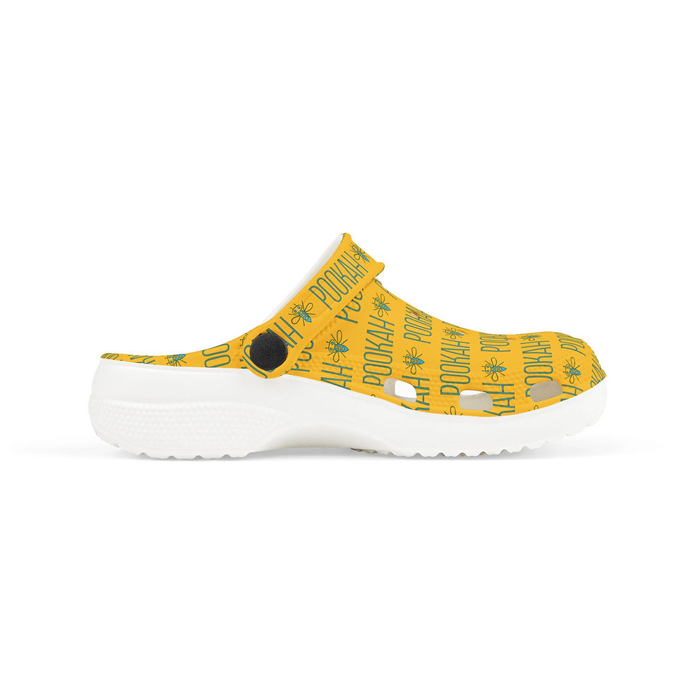 Thumbnail: Pookah Buhg Kids' Playful Clogs - Yellow - Boys and Girls