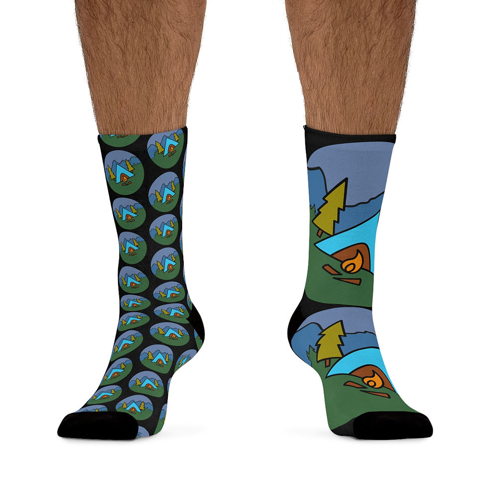 Thumbnail: Beetle-Go Camping Eco-Friendly Recycled Poly Fiber Socks