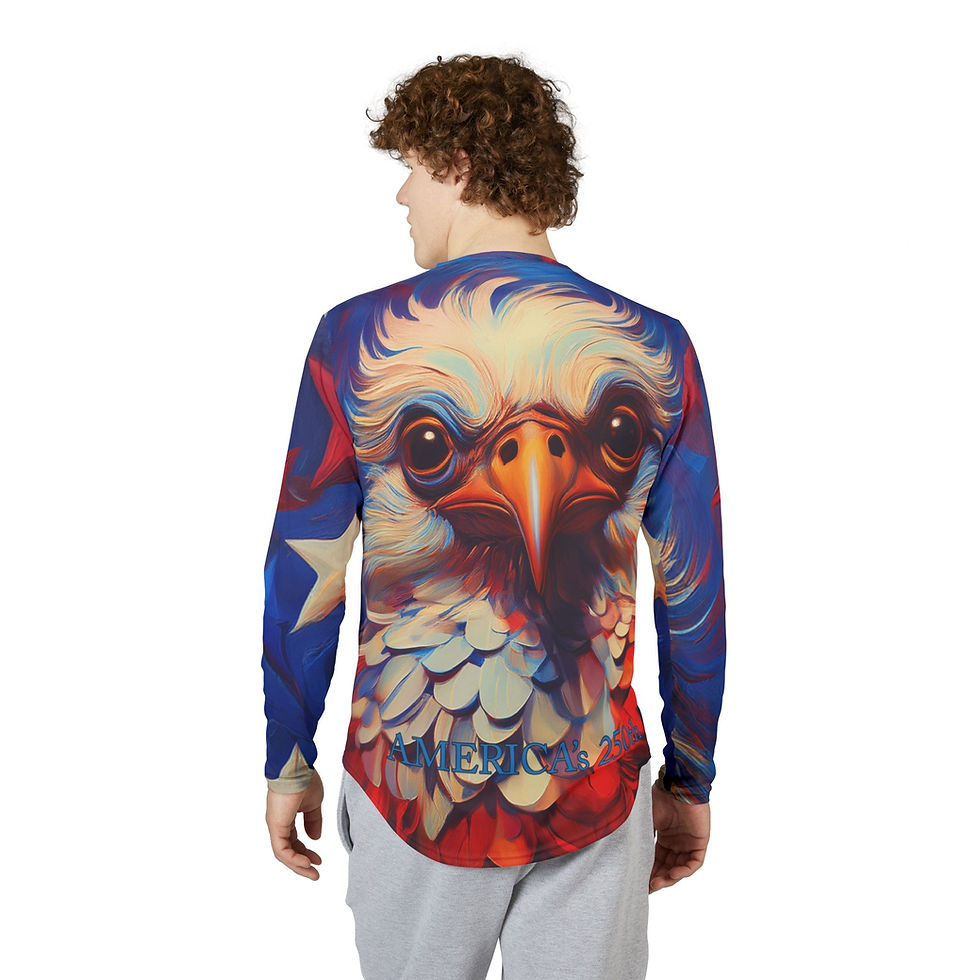 Thumbnail: Beetle-Go - America's 250th Celebration Men's UV Protection Long Sleeve Shirt 
