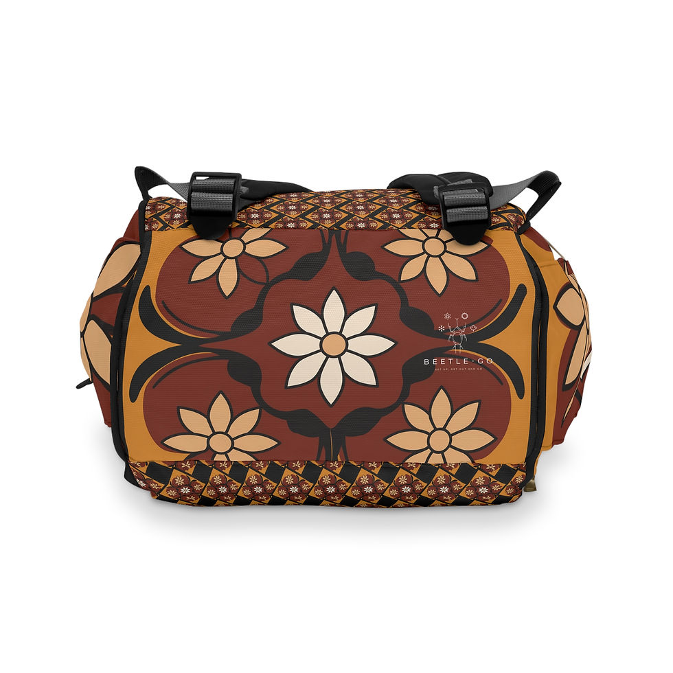 Thumbnail: Annie Pookah Vibrant Floral Multifunctional Backpack 