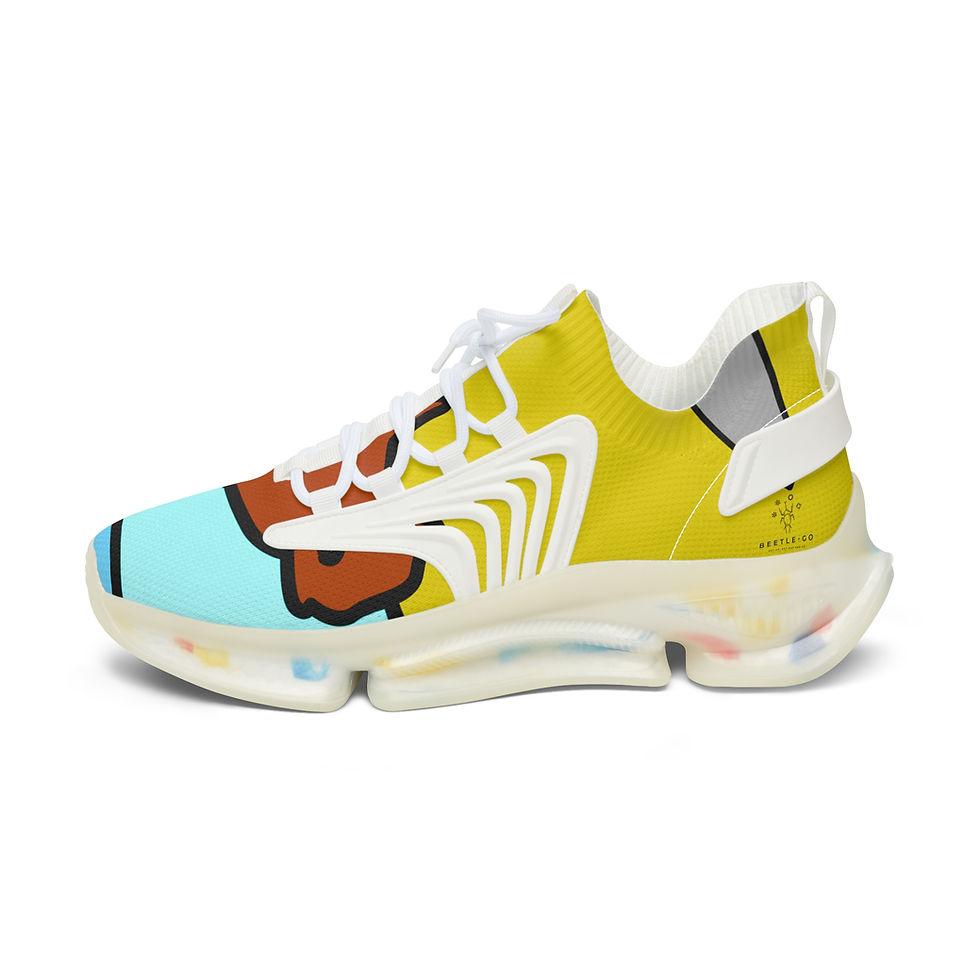Thumbnail: Beetle-Go  Antelope Island State Park Colorful Mesh Sneakers for Women