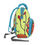 Thumbnail: Annie Pookah Vibrant Floral Multifunctional Backpack 