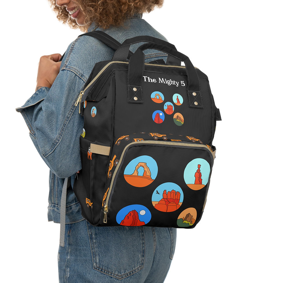 Thumbnail: Beetle-Go The Mighty 5 Utah National Parks Multi-functional Backpack 
