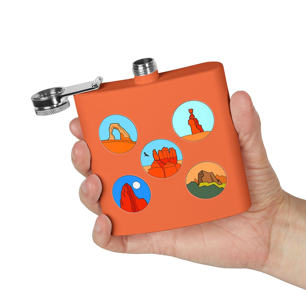 Thumbnail: Beetle-Go The Mighty 5 - Utah National Parks Flask