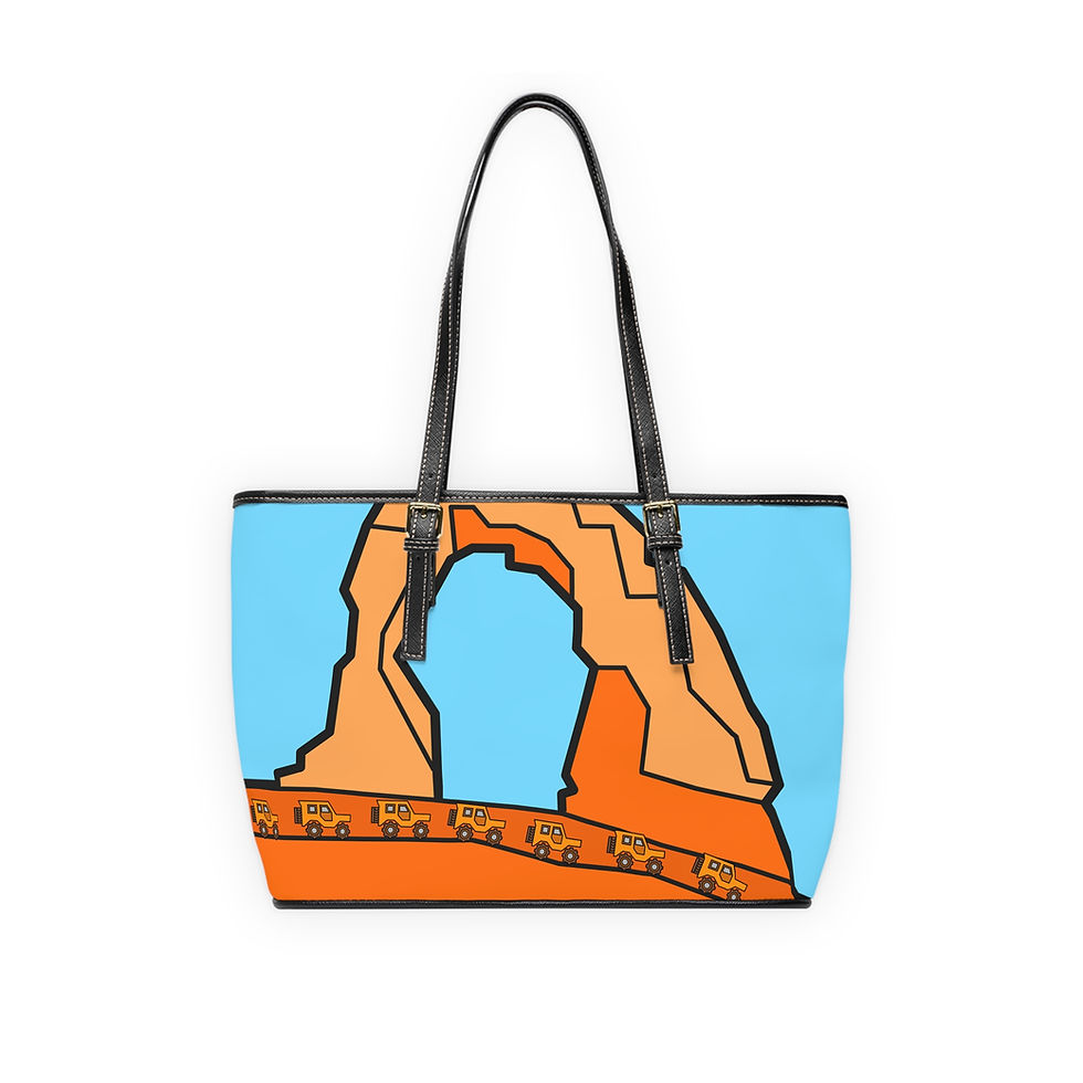 Thumbnail: Beetle-Go Arches National Park PU Leather Shoulder Bag 