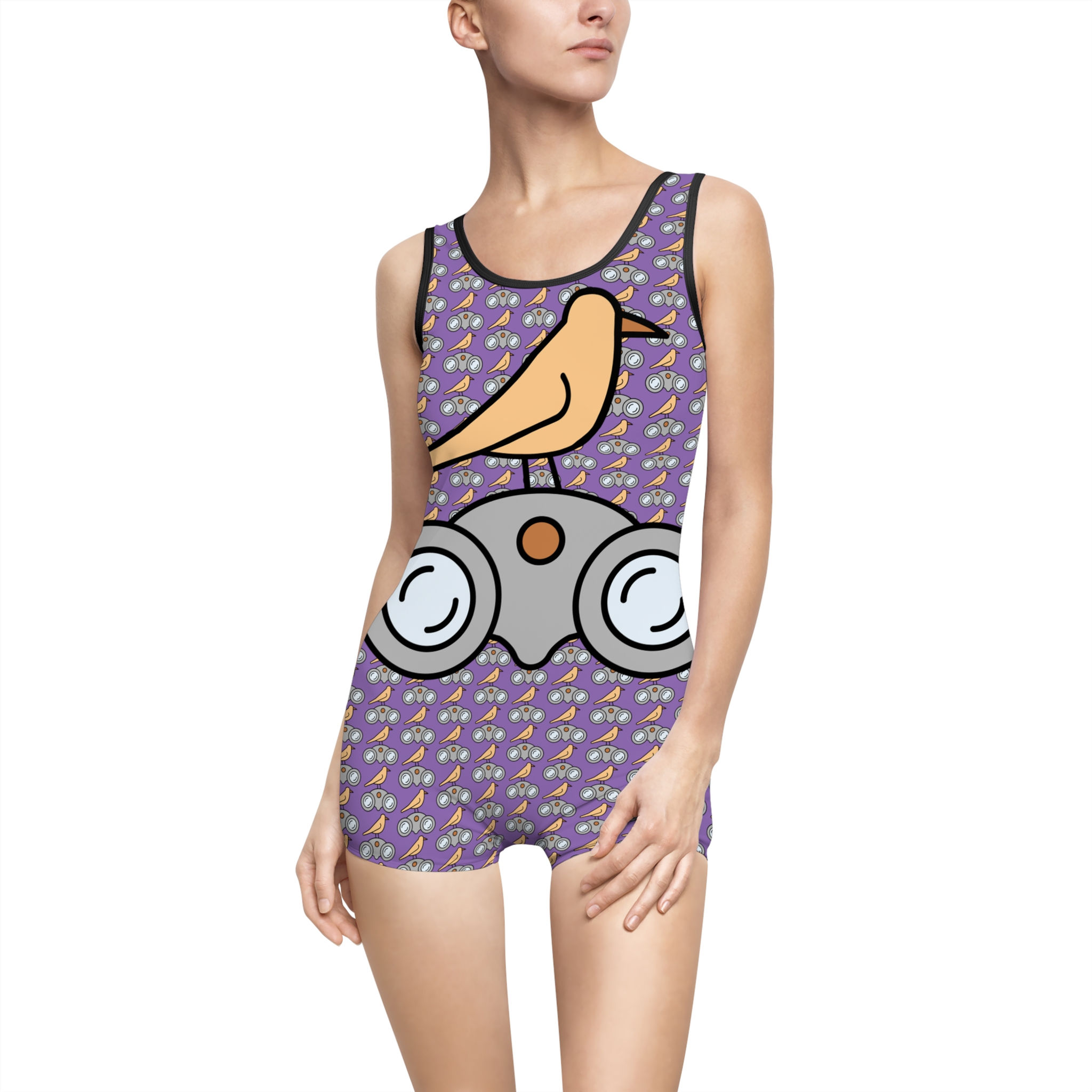Beetle-Go Birding Vintage Swimsuit for Women