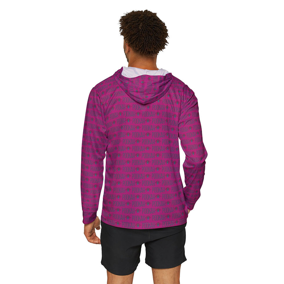 Thumbnail: Pookah Buhg Men's Sports Warmup Hoodie - Pink