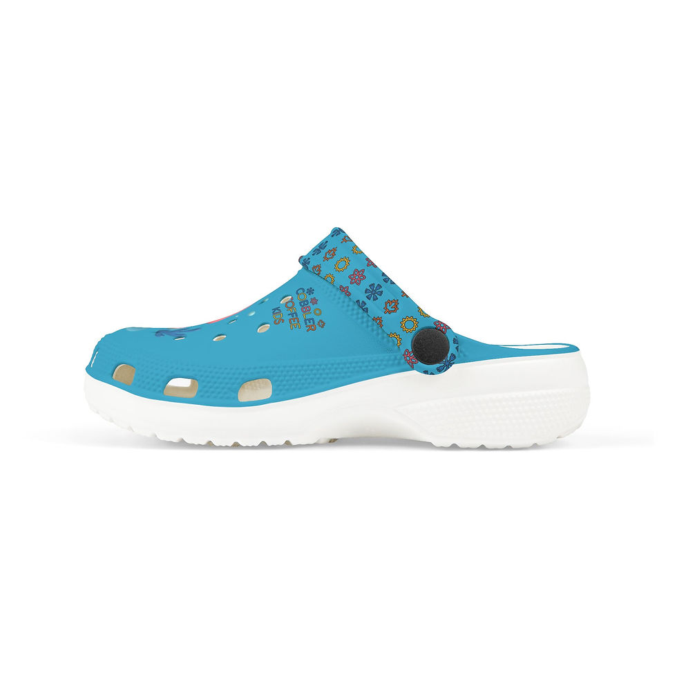 Thumbnail: Cobbler Coffee Kids - Joni Jellyfish - Playful Clogs - Boys and Girls 