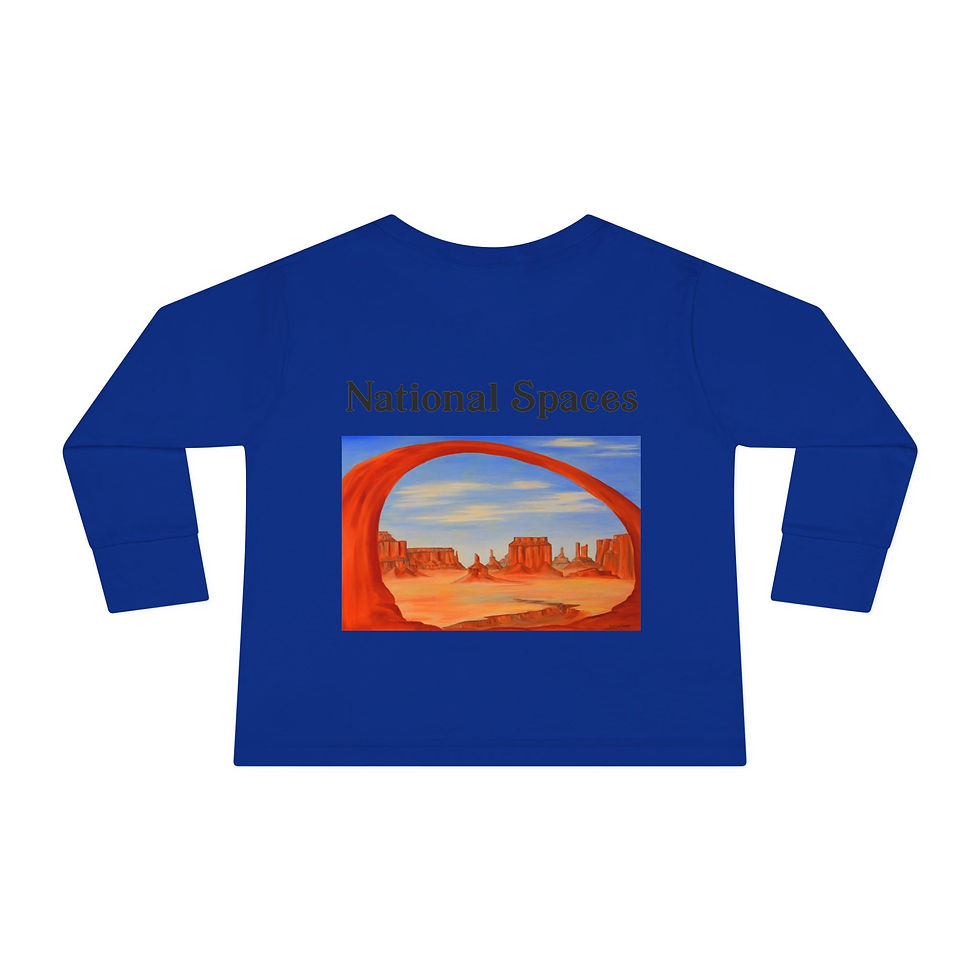 Thumbnail: Beetle-Go National Spaces by Donald A Gaillard Toddler Long Sleeve Tee