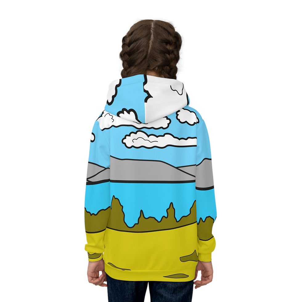 Thumbnail: Beetle-Go Bear Lake State Park Cozy Kids Sweatshirt