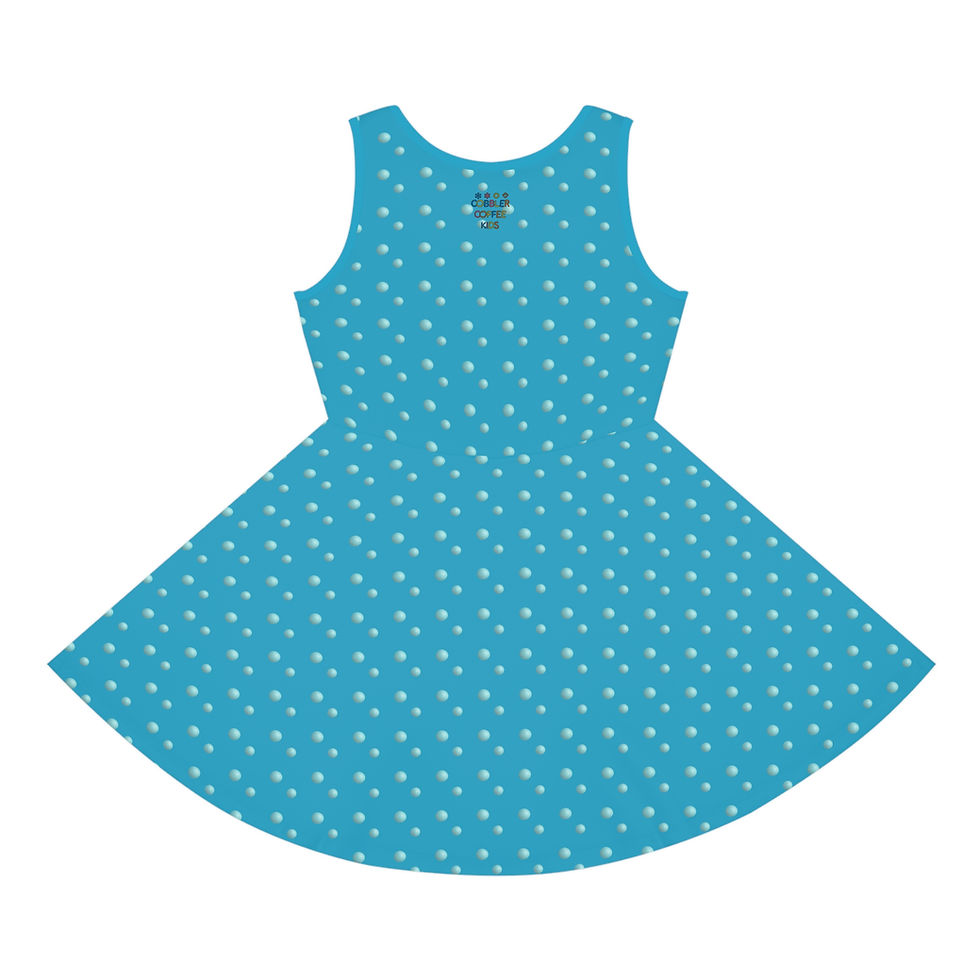 Thumbnail: Cobbler Coffee Kids - Joni Jellyfish - Girls' Sleeveless Sundress