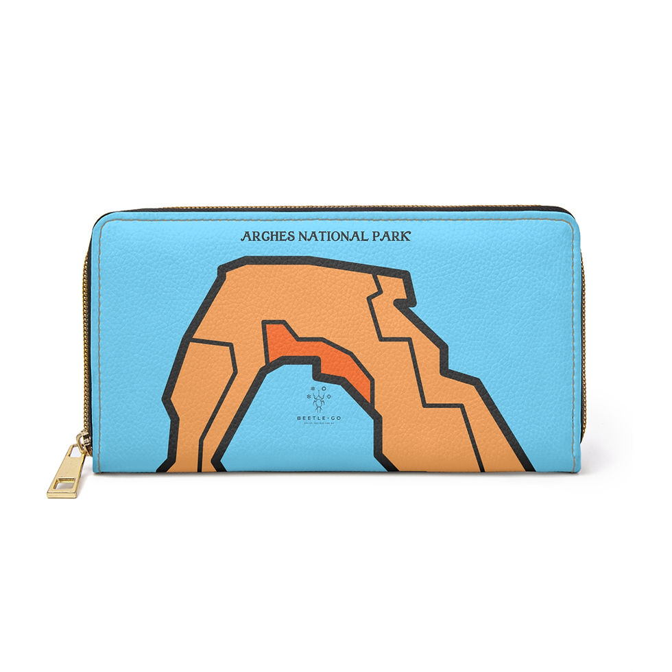 Thumbnail: Beetle-Go Arches National Park Zipper Wallet