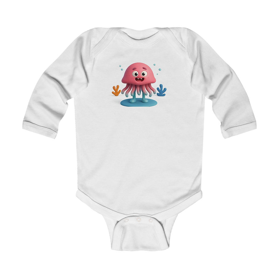 Thumbnail: Cobbler Coffee Kids - Joni Jellyfish - Infant Onesie