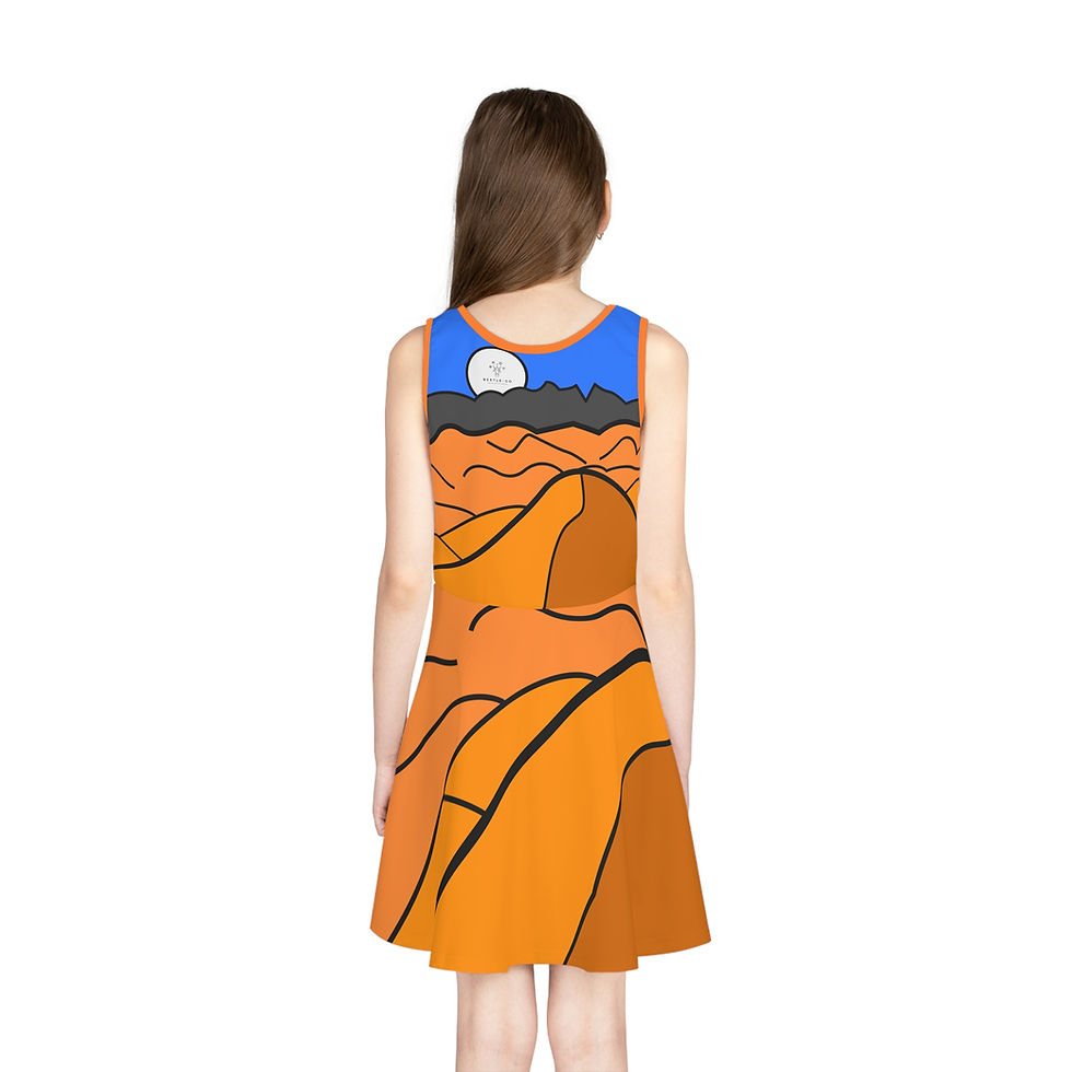 Thumbnail: Beetle-Go Great Sand Dunes National Park Girls' Sleeveless Sundress