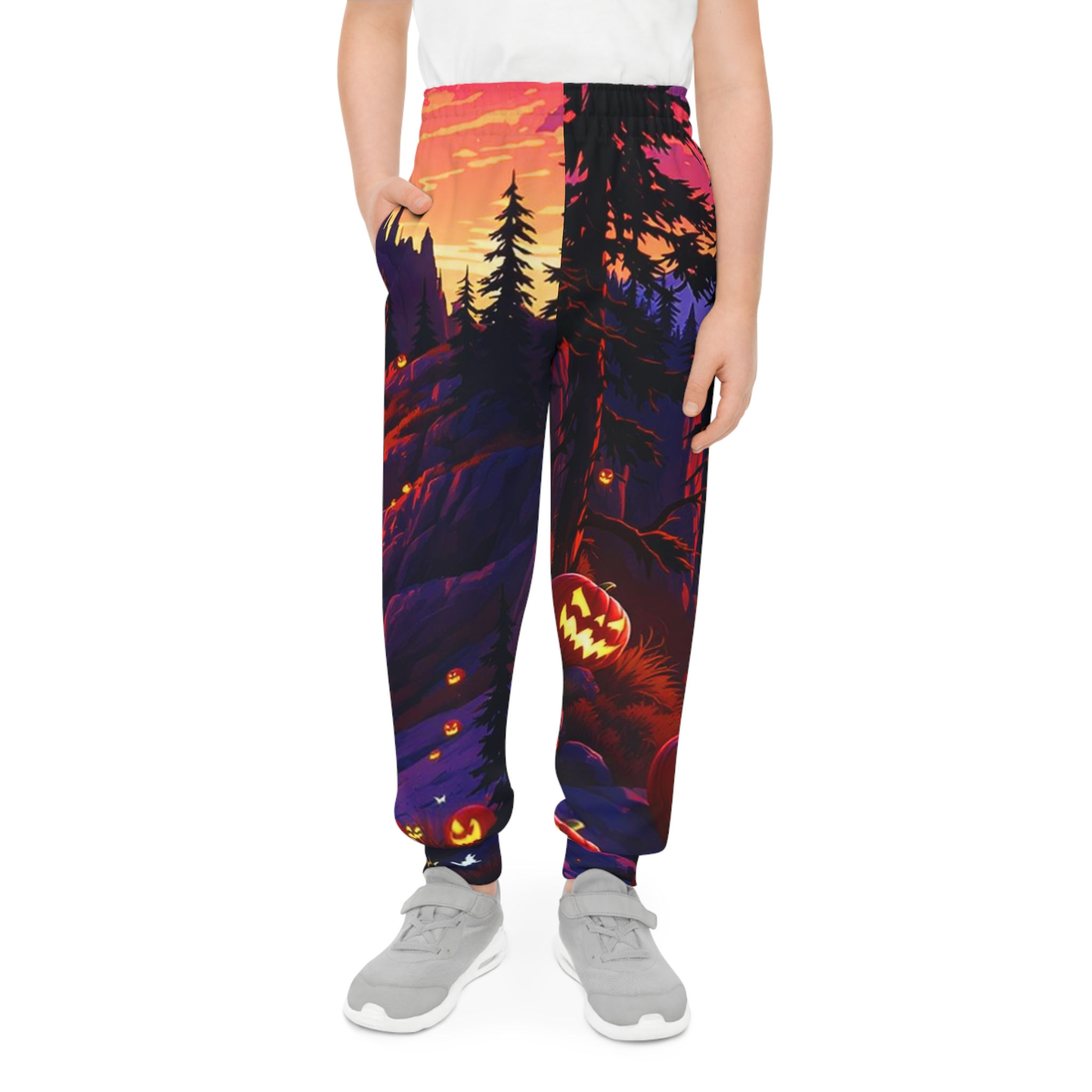 Beetle-Go Haunted Spaces: Yellowstone National Park Unisex Youth Joggers