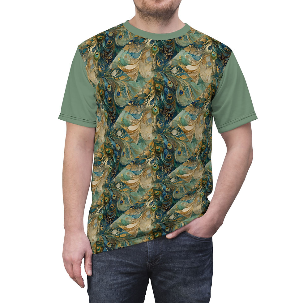 Thumbnail: Annie Pookah - Elegant Peacock Unisex Tee