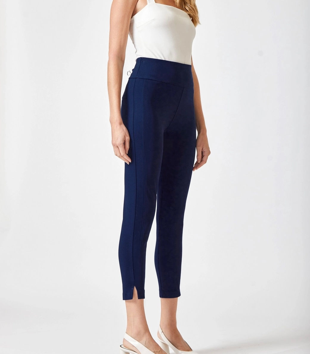 Navy Magic High Waisted Skinny Pants